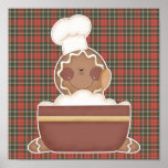 baking gingerbread man posters