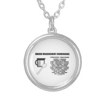 Baking Measurement Conversions (Measure) Necklaces