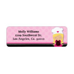 Baking Party Return Address Labels