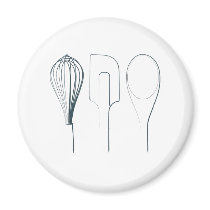 Baking Utensils Refrigerator Magnets