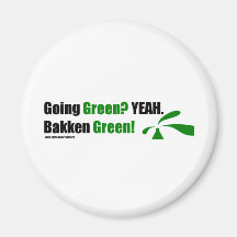 Bakken Green Magnet