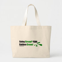 Bakken Green Tote Bag