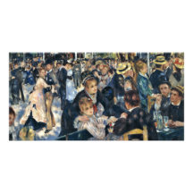 Bal Du Moulin De La Galette By Pierre-Auguste Reno Personalized Photo Card