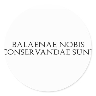 Balaenae Nobis Stickers by alternateworlds