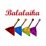 Balalaika photo sculptures
