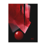 "Balance" Abstract Art Postcard