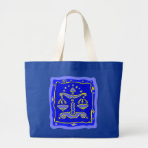 Balance bleue sacs en toile