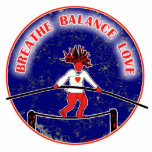 Balance Breath Love Red White Blue photo sculptures