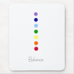 Balance - Simple Chakra Line Mousepad