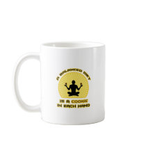 Balanced Diet: Cookie in Each Hand Coffee Mugs