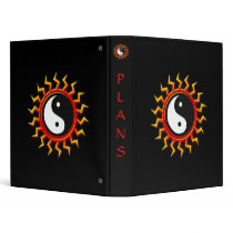 Balanced Yin Yang Sun Binder
