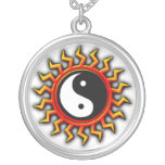 Balanced Yin Yang Sun Necklace