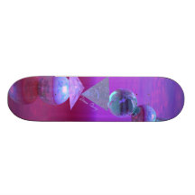 Balancing - Fuchsia and Violet Equilibrium Skate Boards