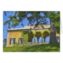 "Balbianello's Balaustre, Italy" Greeting Cards