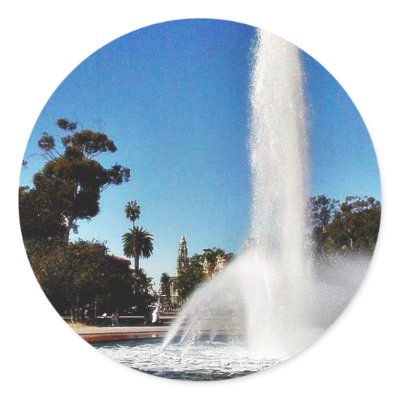 Balboa Park Fountain Sticker by lifesphere