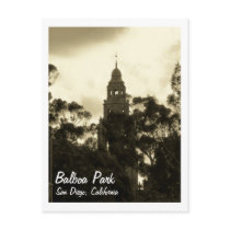Balboa Park, San Diego CA, Postcard