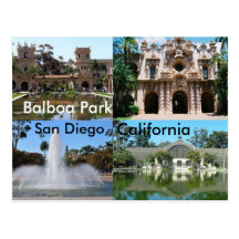 Balboa Park, San Diego, California Postcards
