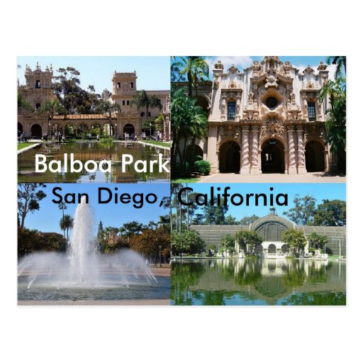 Balboa Park, San Diego, California Postcards