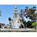 Balboa Park Towers Trees Fountains Sky Cut Out