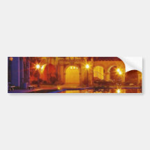 Balboa Parks Ponds Reflections Lights Night Mornin Bumper Sticker