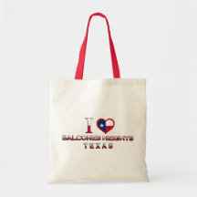 Balcones Heights, Texas Canvas Bags