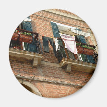 Balconies of Venice Refrigerator Magnets
