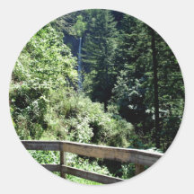 Balcony Falls Round Sticker