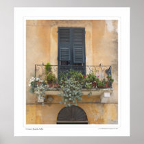 Balcony in Levanto Print