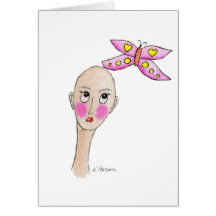 Bald and Beautiful Greeting Cards
