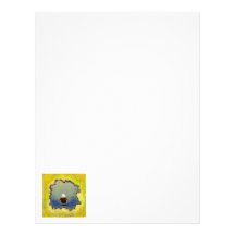 Bald eagle art wobbly baby learning empowerment letterhead design