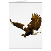 Bald Eagle Landing Card