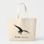 BALD EAGLE Landing Design Tote Bags