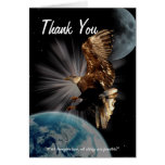 Bald Eagle Motivational Thank You Card