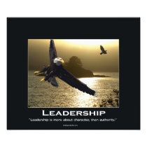 Bald Eagle Raven Motivational Photo Print
