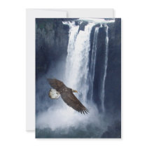 Bald Eagle & Waterfalls Invitation Cards