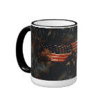 Bald Eagles, Black Bear, Wolf, American Flag Mug