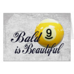 Bald is Beautiful Greeting Cards