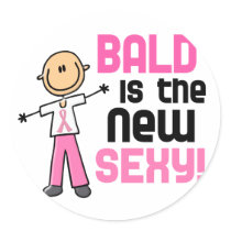 Bald Is The New Sexy Breast Cancer Stick Figure