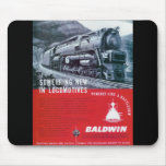 Baldwin Locomotive S-2 Steam Turbine Locomotive Mouse Mats
