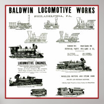 Baldwin Locomotive Works Posters