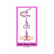 Bale Sling Hitch (Strap Hitch) Postcard