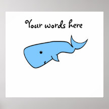 Baleine bleue posters