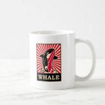 Baleine d'art de bruit mugs à café