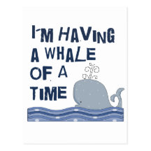 Baleine d'un moment cartes postales