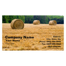 Bales of Hay Business Card Templates