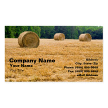 Bales of Hay Business Card Templates