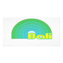 Bali, Indonesia Customized Photo Card