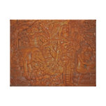 Bali Wood Carving Unique Art Canvas Print