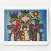 Balinese dancers mouse pad
