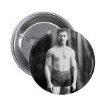 Balkan wrestler Yussif Hussane, 1915 Pinback Button